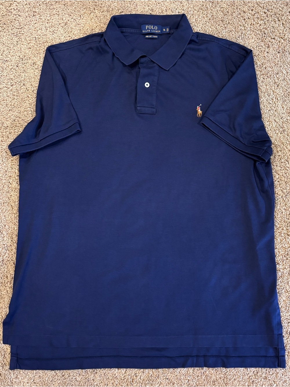 Polo by Ralph Lauren Men’s Classic Navy Short-Sleeve Polo Shirt
